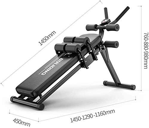 Max Strength Multi Funchtion Abdominal, Cardio, Home Trainer,Foldable AB & Sit-up Bench Vertical, Sturdy AB,Round Waist Trainer, Power Plank Cruncher