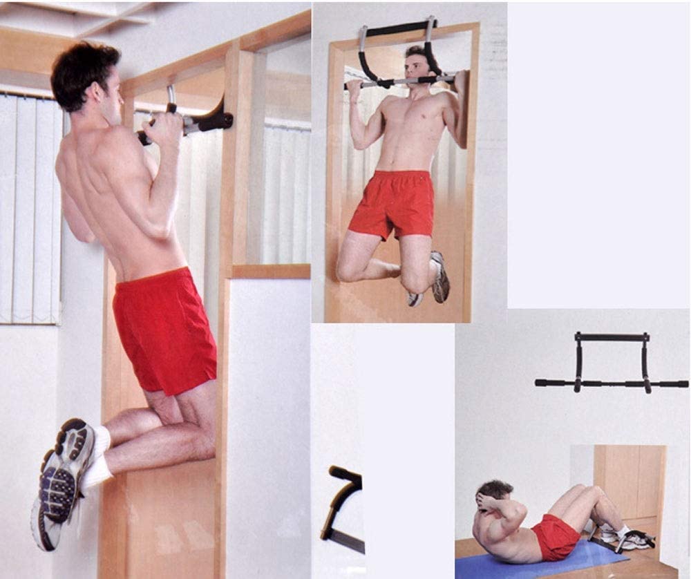 Portable Home Door DoorGym Bar Fitness Equipment Chin-up Workout Push-up Sit-up Pull-up Dip Iron door Gym