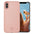 iPhone XS / X Case, LED Illuminated Selfie Light Cell Phone Case Cover [Rechargeable] Light Up Luminous Selfie Flashlight Case 5.8inch - Rose Gold