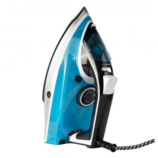 AFRA Japan Steam Iron, Ceramic Coat Soleplate, Heat Distribution, Fast Heat-Up, Double Safety, G-MARK, ESMA, ROHS, and CB Certified with 2 years Warranty, Multicolor