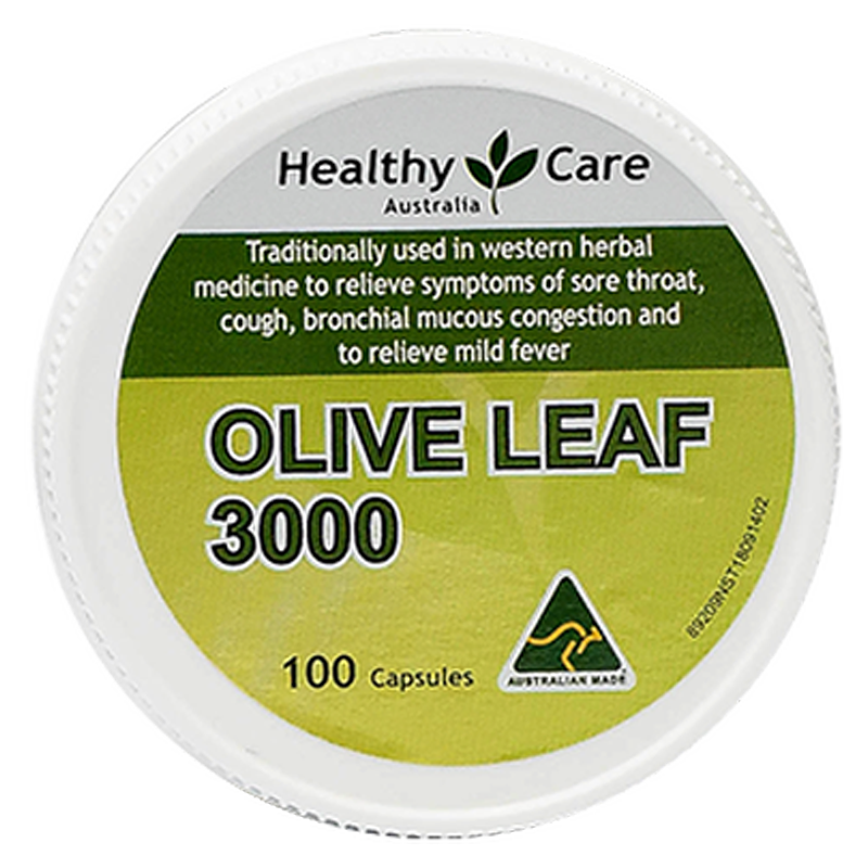 Healthy Care Olive Leaf 3000 (100 Capsules)