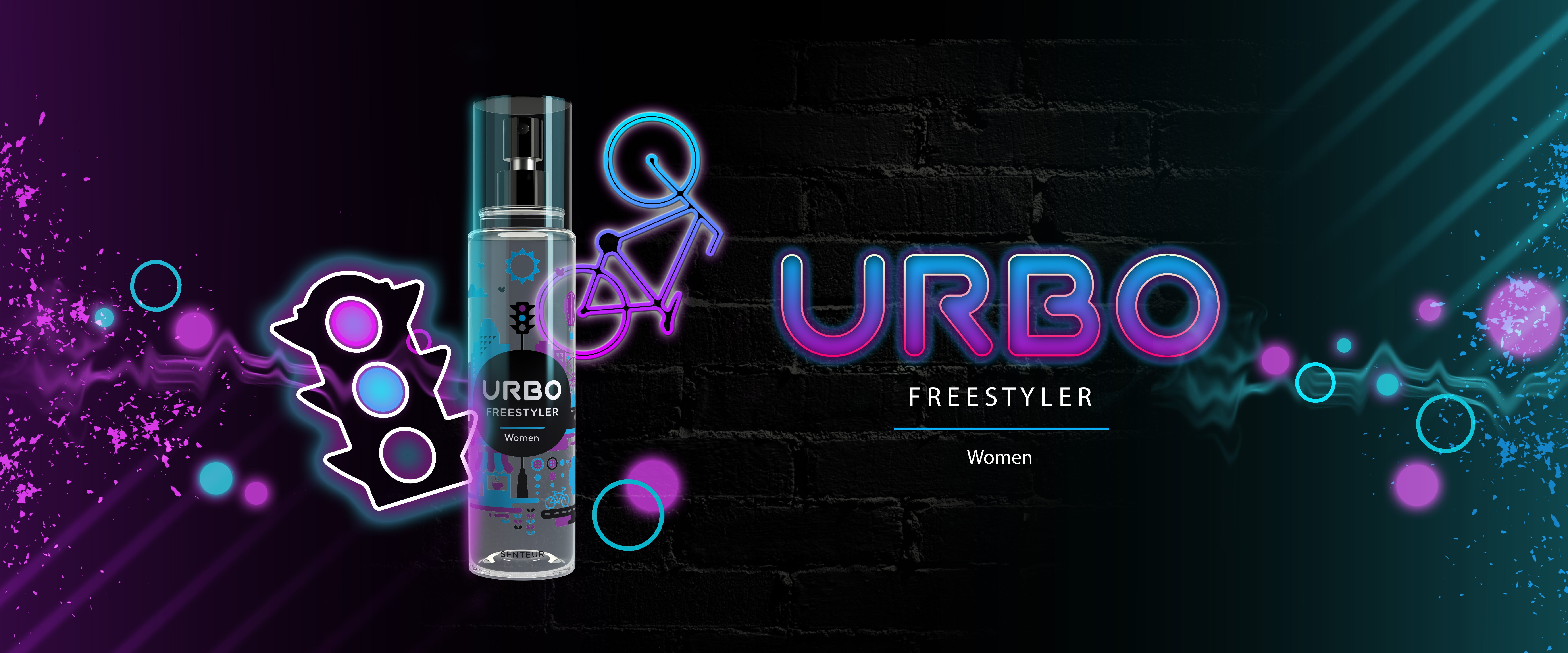 URBO Freestyler SENTEUR - Perfumed Body Spray For Women - 150 ml