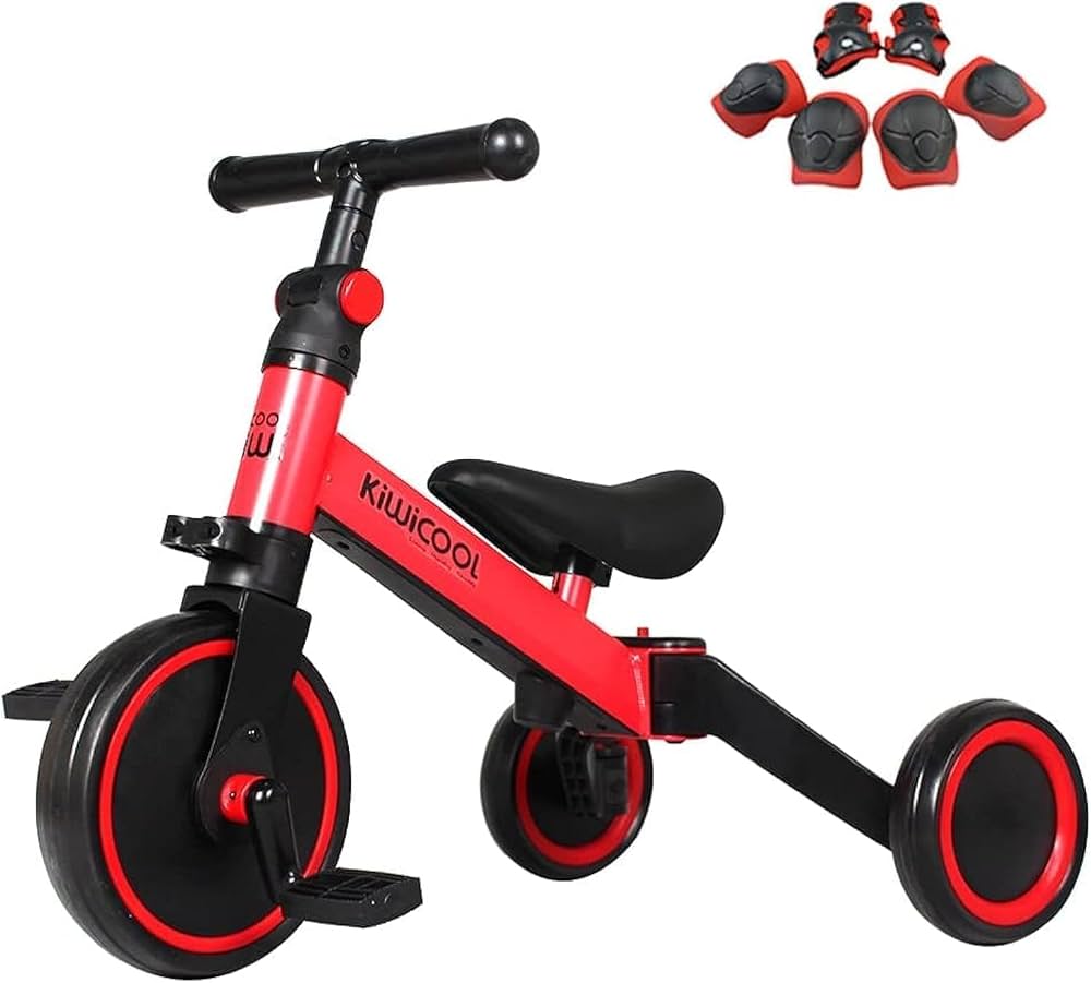 Kids 3-Wheel Toddler Tricycle – Red, Pedal Ride-On Bike for Boys & Girls