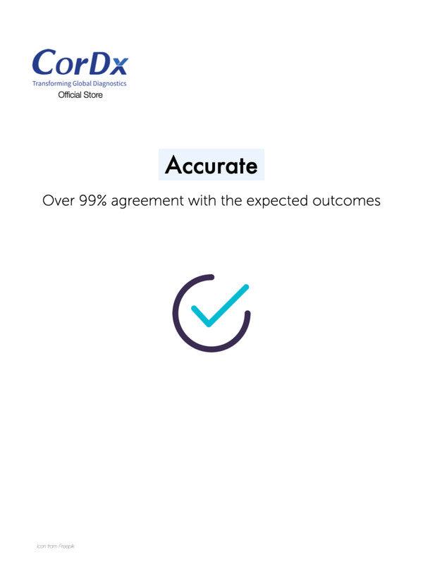 Cordx Pregnancy Test Midstream FDA Approved - 1 TestHealthDesigned to test with ease and accuracy for HCG from Urine samples at home. FDA and the UAE Ministry of Health approved the Midstream Pregnancy test • CorDx Pregnancy Test strip, cassette, and mids