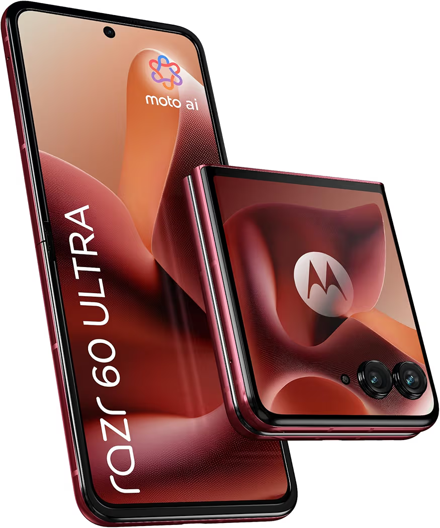 Motorola Razr 60 Ultra 5G – Snapdragon 8 Elite, Triple 50MP Camera System, 7.0" 165Hz Dolby Vision pOLED + 4.0" pOLED Cover Display, 16+16GB RAM Boost 512GB, 4700mAh 68W TurboPower, Titanium Hinge, UAE Type Approved