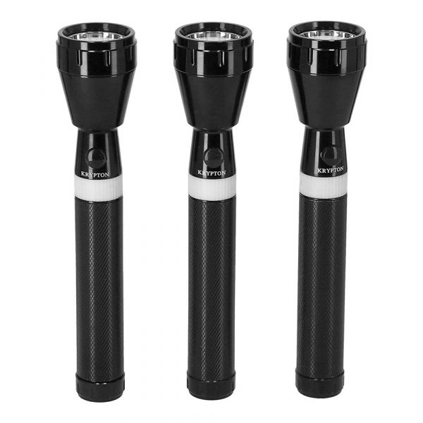 Krypton Rechargeable Flash Light 3 in 1 Combo, KNFL5140 - BlackTools & Home ImprovementsKrypton rechargeable flash light with hyper bright CREE LED and high capacity rechargeable battery. High polished reflector and extreme temperatures and delivers super