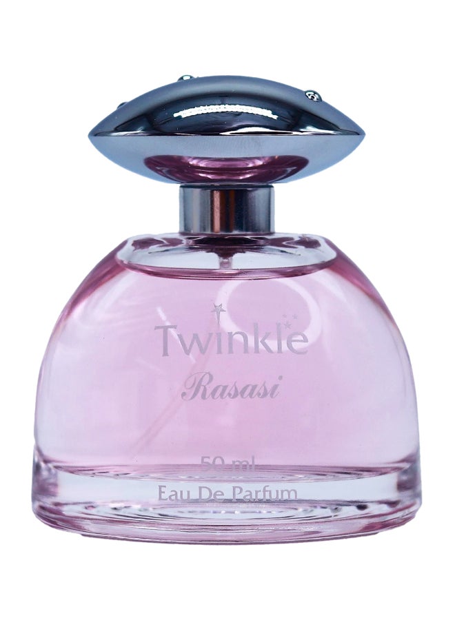 Rasasi Twinkle EDP Perfume for Women 50mlPerfumes & FragrancesBase Note: Cedar, Sandal And MuskHeart/Middle Note: Orris, White Peony, Rose, Jasmine SambacTop Note: Peach, Bergamot, Blackcurrant, Mandarin Orange