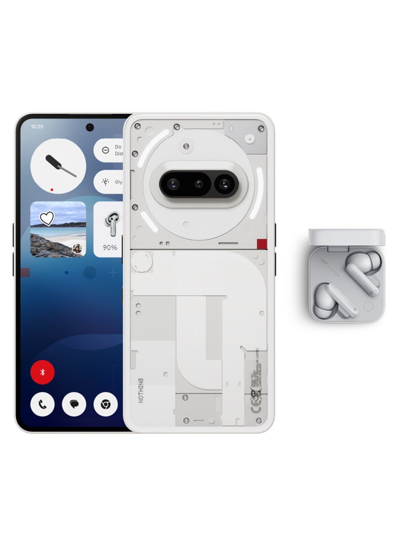 Nothing Phone 3a 5G Dual SIM 12GB RAM 256GB With CMF BudsMobiles12GB RAM + 256GB Storage – Ample memory and space for seamless multitasking and all your content. 5G Dual SIM Support – Enjoy ultra-fast, reliable connectivity across UAE networks. Signature