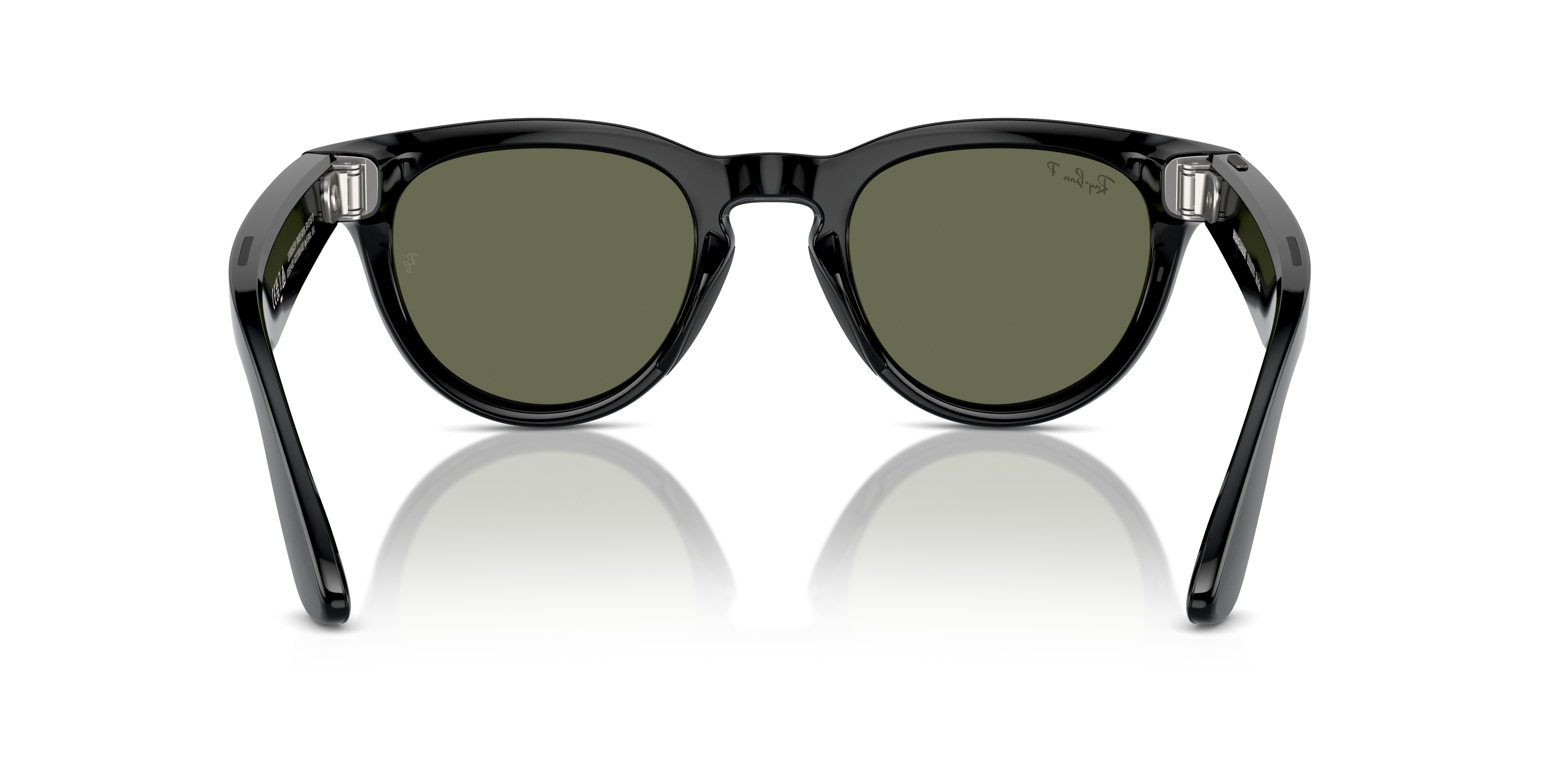 Ray-Ban Meta Wayfarer Wearable Smart Sunglasses, Touch, Voice And Meta AI Assistant Controls, 12 MP Camera, Wifi 6, BT 5.2, Polarized Gradient Graphite Lenses, Matte Black Frame | RW4006