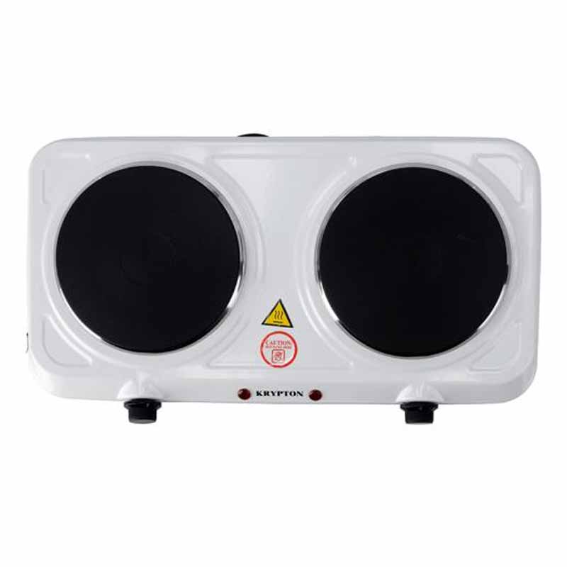 Krypton Double Electric Hot Plate 2000 W KNHP5306N - WhiteKitchen AppliancesKrypton Double Solid Hot PlateIn the world of versatile cooking solutions, the Krypton Double Solid Hot Plate emerges as a true game-changer. This 2000W powerhouse in pristine whi