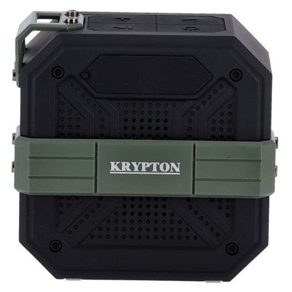 Krypton Portable Bluetooth Speaker KNMS5371 - BlackAudio & VideoFinally, a loudspeaker that can keep up with your adventures!Outdoor Speaker - Thanks to its resistance against dust, defying the weather will become an exploring expedition that is accompani