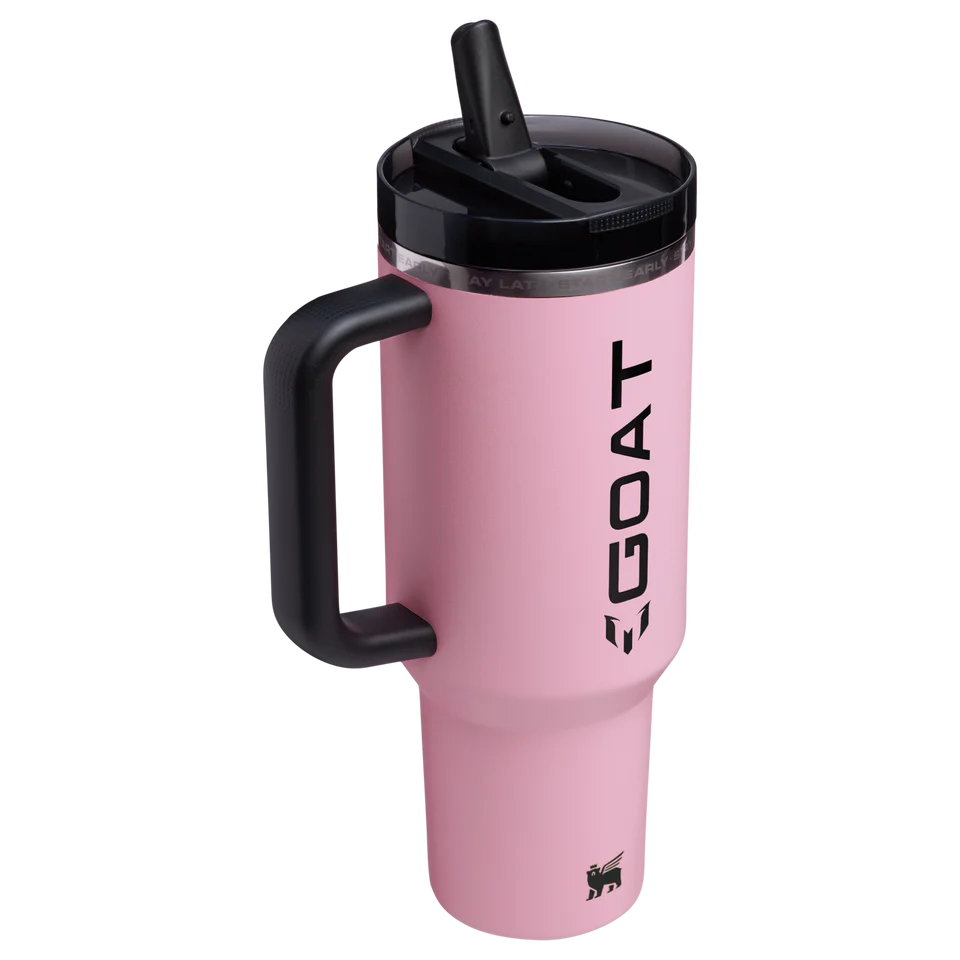 Stanley Messi x Quencher ProTour FlipStraw Tumbler 40oz – Insulated Stainless Steel Travel Tumbler with Handle
