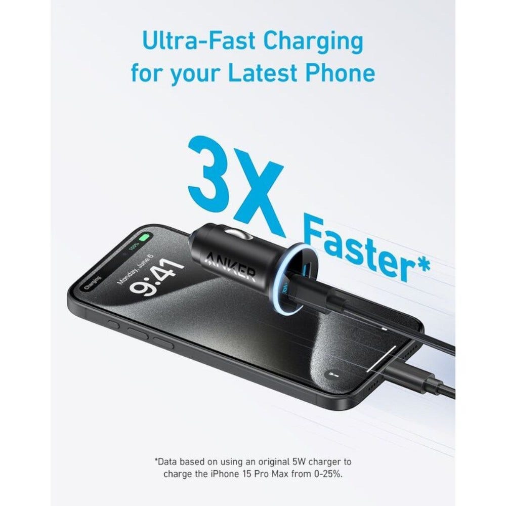 Anker A2735H11 Dual-Port 52W Car Charger – USB-C & USB-A | Fast Car Charger UAECable Chargers & AdaptersStay charged wherever the road takes you with the Anker A2735H11 Dual-Port 52W Car Charger. Designed for power and portability, it features a USB-C por