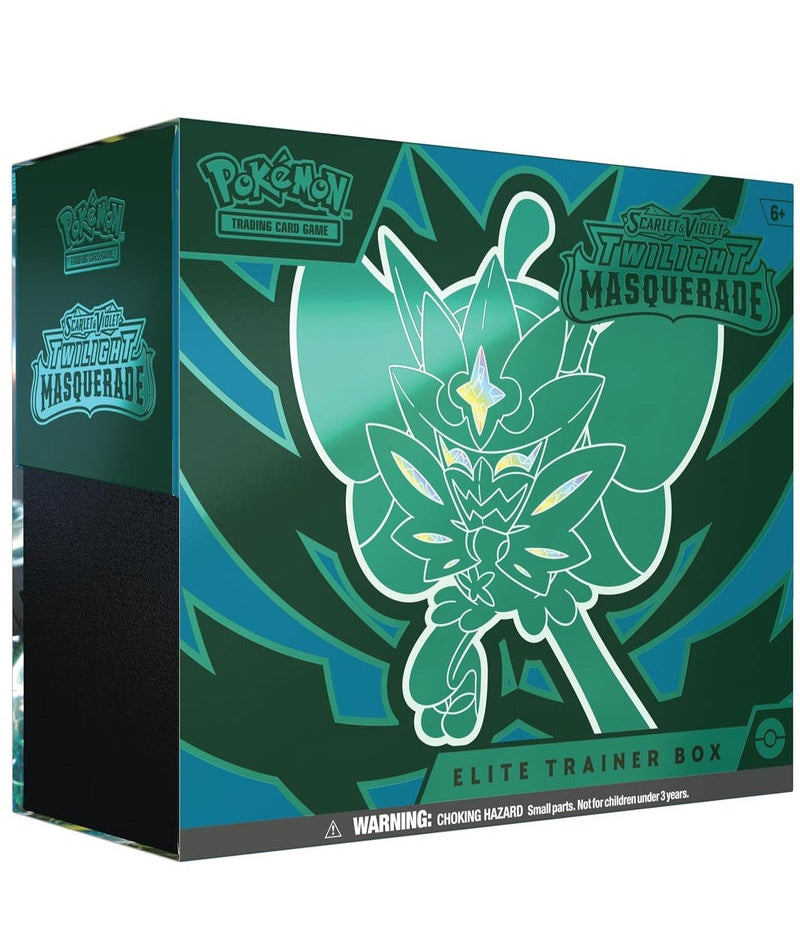 Pokémon TCG: Scarlet & Violet—Twilight Masquerade Elite Trainer Box – 9 Packs, Teal Mask Ogerpon Promo, ACE SPEC
