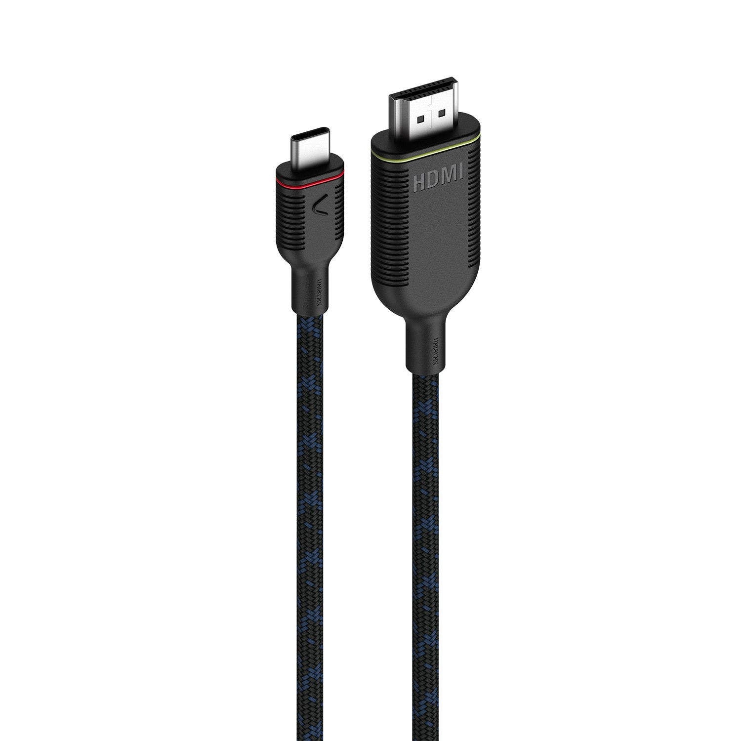 Unisynk USB C TO HDMI 4K, Black, 1.5M CableComputer & Laptop AccessoriesThe Unisynk USB-C to HDMI Cable is made for whenever you need to send video and audio to your display or stereo. Works as well with laptops as it does with tablets and compatible mobi