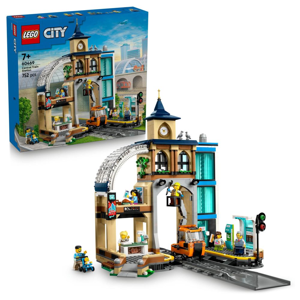LEGO City Central Train Station 60469 (143 Pieces)