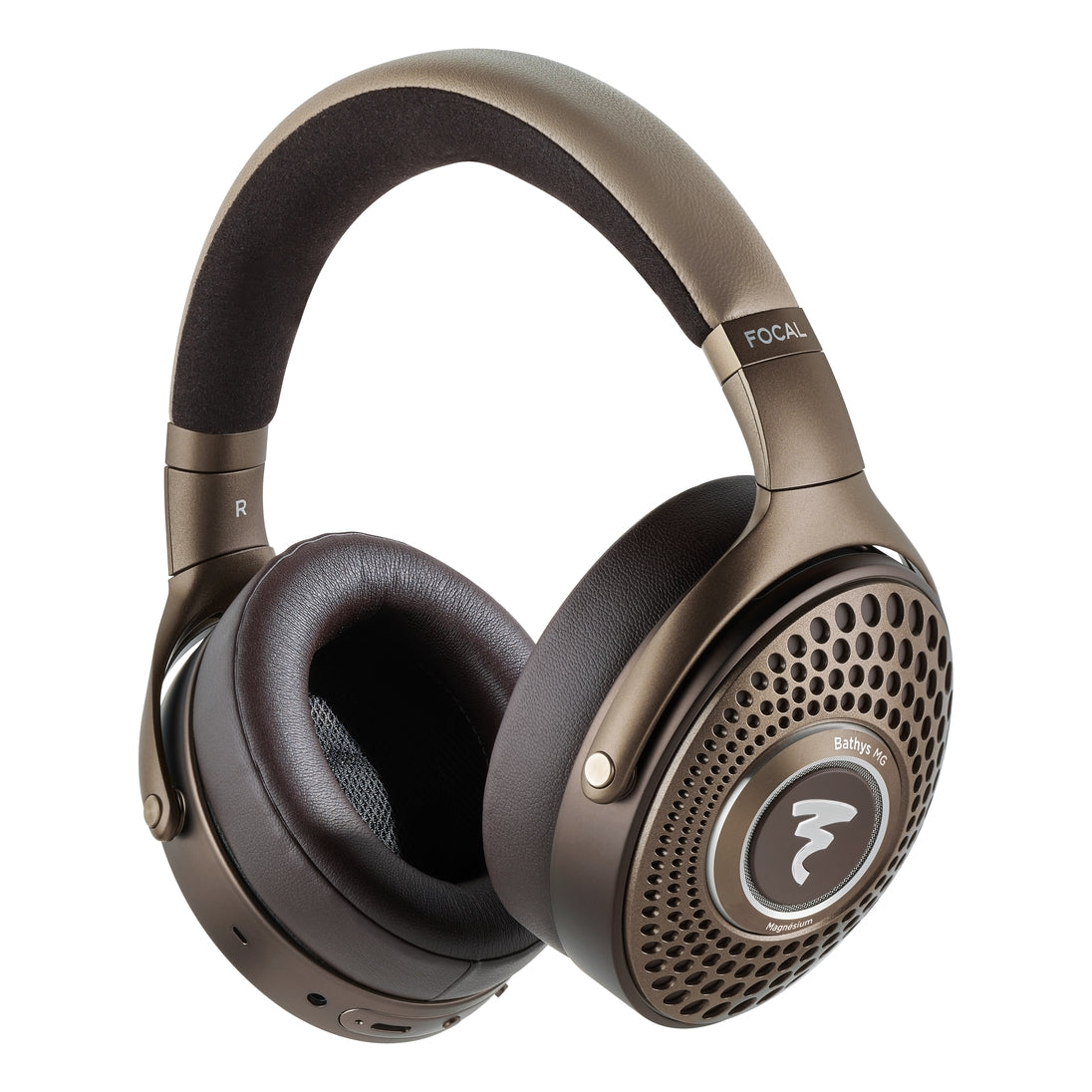 Focal Bathys MG Bluetooth headphones brown