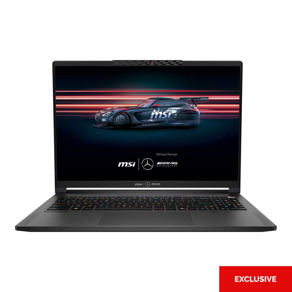 MSI Stealth A16 AI+ Mercedes-AMG Motorsport Gaming Laptop – Ryzen AI 9 HX 370, 32GB RAM, 1TB SSD, RTX 5070 8GB, 16" QHD+ OLED 240Hz, Windows 11 Home