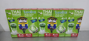 Instant Thai Pandan Milk Drink Powder (Total of 5 Boxes, 1 Box = 5 Sac