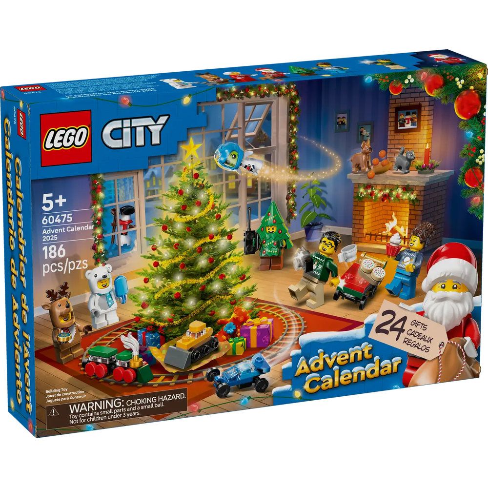 LEGO City Advent Calendar 60475 2025 festive build