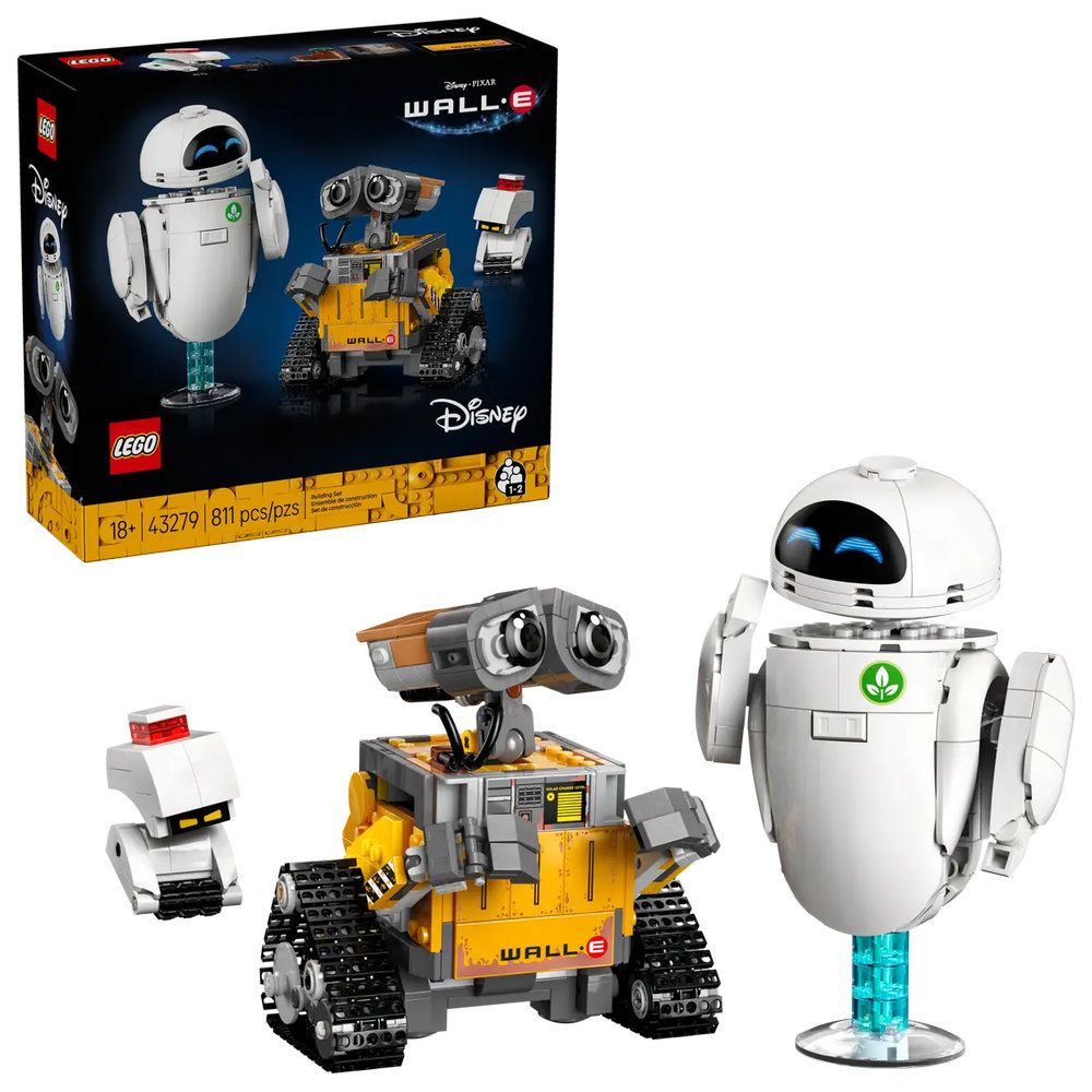 LEGO Wall-E and EVE 43279 collectible building set