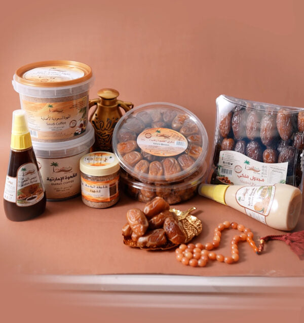 Ramadan Basket – SmallNuts, Dates & Dried FruitsThe Ramadan Basket - Small is the perfect gift for the holy month, featuring delicious dates and freshly roasted coffee. Experience the traditional flavors and rituals of Ramadan with this beautifully curate