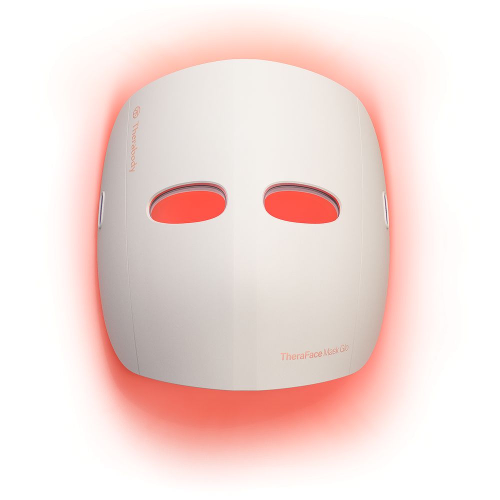 Therabody TheraFace Mask Glo – 504 LEDs, 3 Wavelengths, 12-Min Treatment, VibraWave, Clinically Proven