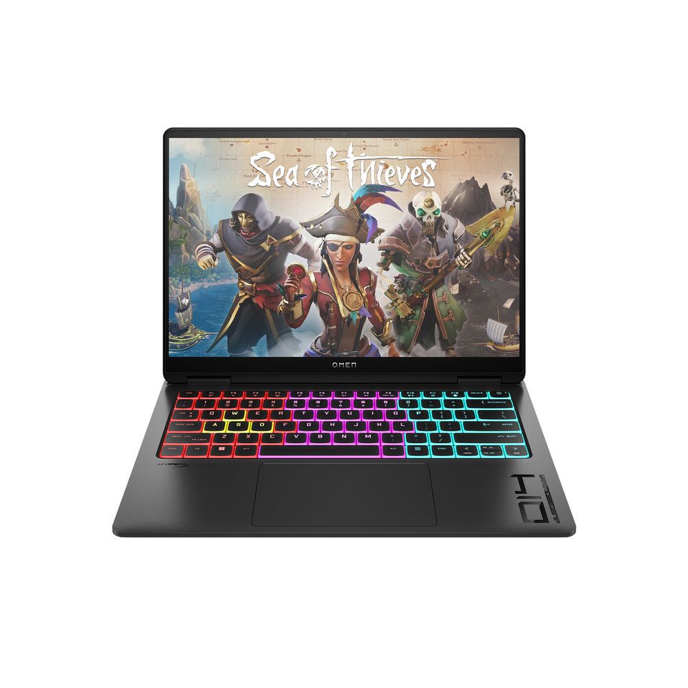 HP OMEN Transcend 14 Gaming Laptop – Intel Core Ultra 7 255H, 32GB RAM, 1TB SSD, NVIDIA GeForce RTX 5060 8GB, 14" 3K OLED 120Hz, Windows 11 Home, Shadow Black Aluminum