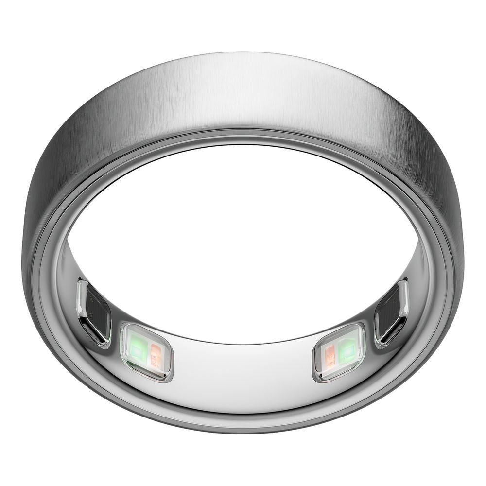 Oura Ring 5 Smart Ring Brushed Silver – Advanced Sleep, Health & Activity Tracking Wearable Ring
