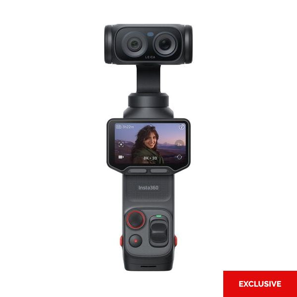 Insta360 Luna Ultra – Leica Dual Camera, 8K, Detachable OLED, 6x Lossless Zoom, Standard Bundle - Cosmic Black