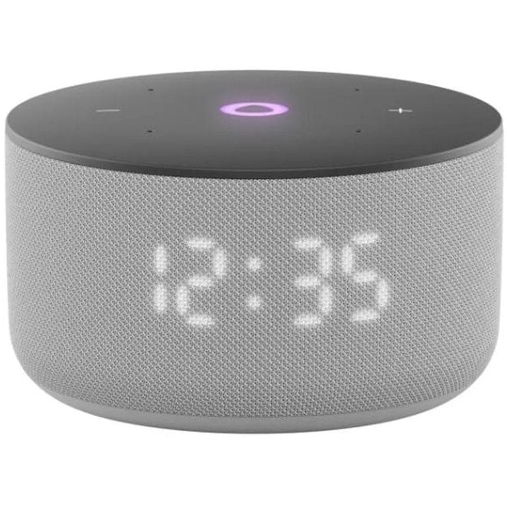 Yasmina AI Smart Speaker Mini 3 – 12W, LED Clock Display, Wi-Fi, Bluetooth, Voice Assistant