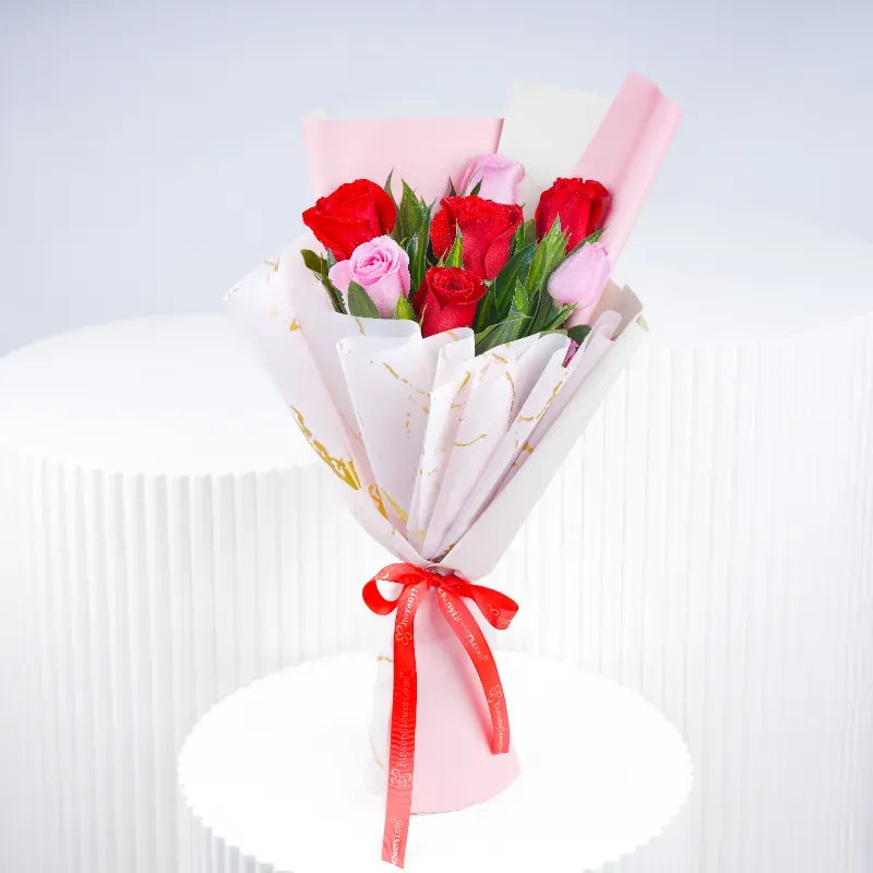 Cutie Pie 7 roses bouquet fresh flowers
