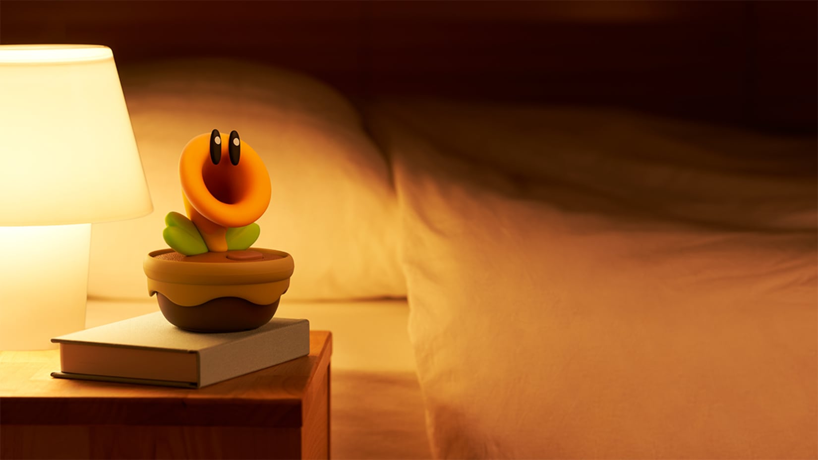Talking Flower electronic figurine with authentic Nintendo character audio