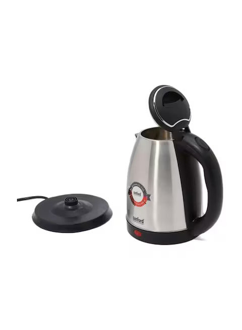Sanford Electric Kettle 1500W/1.8L SF3343EK-1.8L BS - Silver/BlackKitchen AppliancesComes with 360° rotating cordless kettle base High quality Stainless steel inner shell offers easy cleaning Comes with Auto power off option for safety Featuring dry-boili