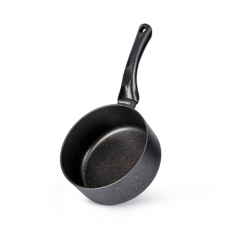 Fissman Saucepan with Glass Lid 1.5L, TouchStone Non-Stick Coating Aluminum Saucepan 16cm Forde SeriesThe FORDE series from FISSMAN is a union of quality, aesthetics and safety. FORDE products are a real gift to those who choose the best for themselves an