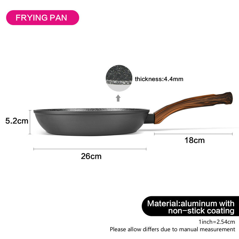 Fissman Frying Pan 26cm Capella Series With Induction Bottom (Aluminium With Non-Stick Coating)FISSMAN, a recognized leader in the production of cookware, presents the CAPELLA series with the latest TiPro non-stick coating (http://www.jhpolymer.com). • A