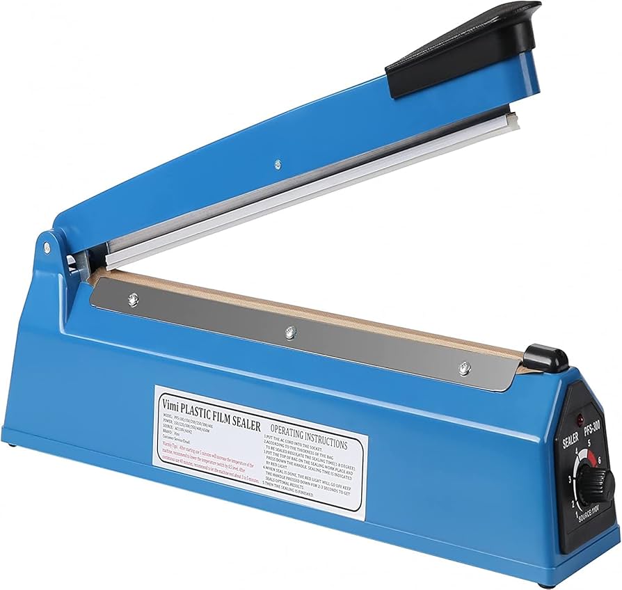 ECVV Heat Sealer Manual Bags Sealer Heat Sealing Machine 8 Inch Impulse Sealer Machine for Plastic Bags PE PP Bags with Extra Replace Element GripEfficiently seal plastic bags with the ECVV Heat Sealer Manual Bags Sealer Heat Sealing Machine. With adjusta