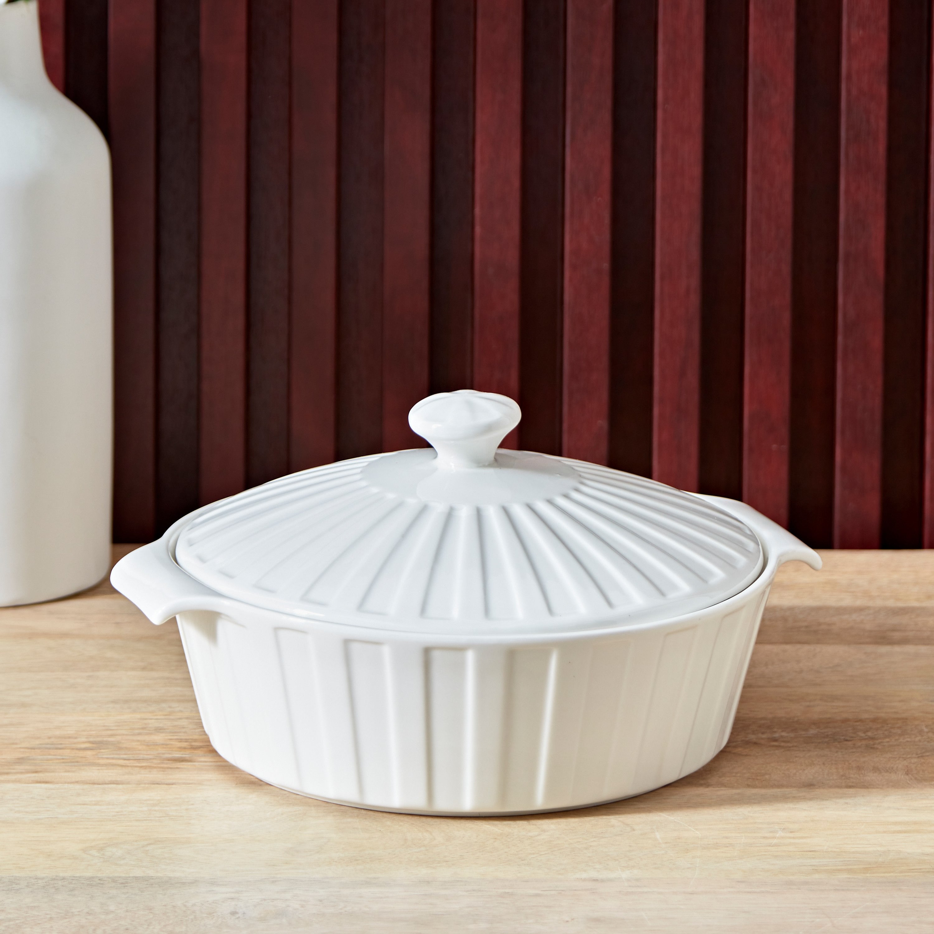 Supreme Bake Round Casserole 28 cm | Round Baking & Serving Dish | Oven-to-Table Casserole Dish | Kitchen Bakeware