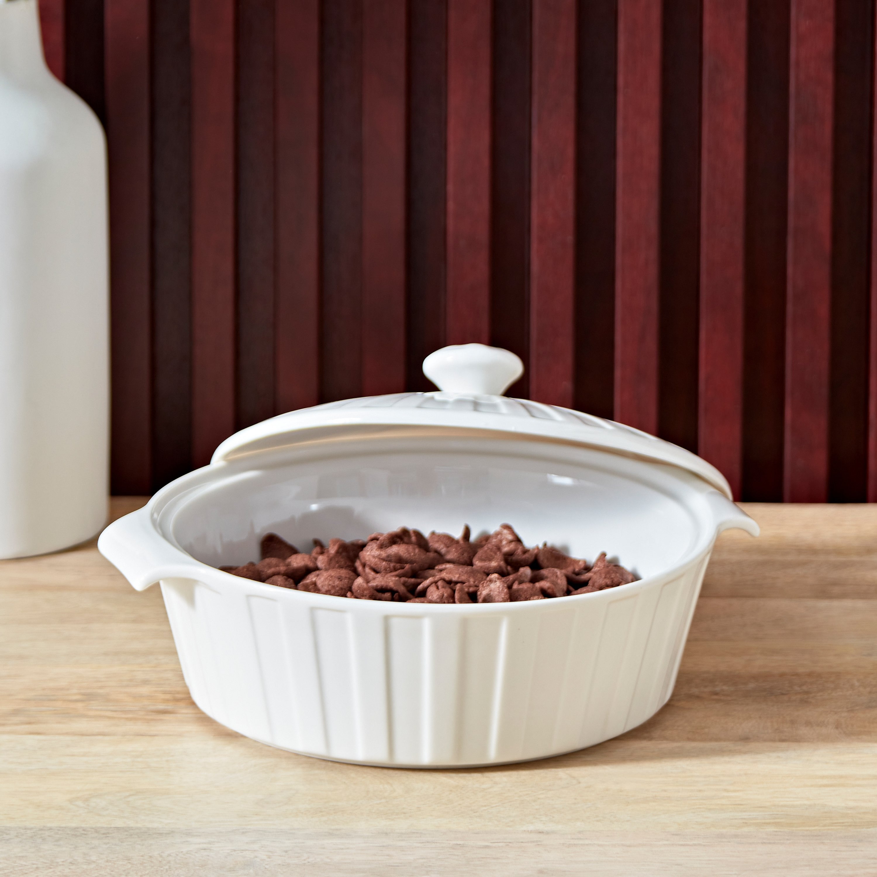 Supreme Bake Round Casserole 28 cm | Round Baking & Serving Dish | Oven-to-Table Casserole Dish | Kitchen Bakeware
