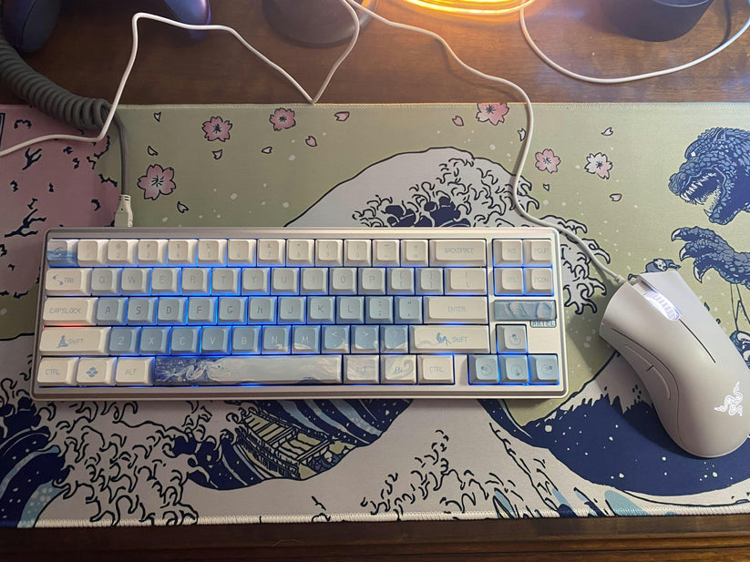 Keyboard Sword68 - ArielComputer & Laptop AccessoriesIntroducing the Keystrook Sword68 Keyboard: a 65% mechanical keyboard meticulously crafted for enthusiasts and professionals. Its full CNC-machined aluminum case provides exceptional durability and a pr