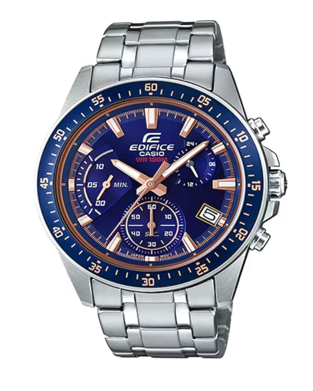 Casio Edifice Men's Quartz Watch – Stainless Steel