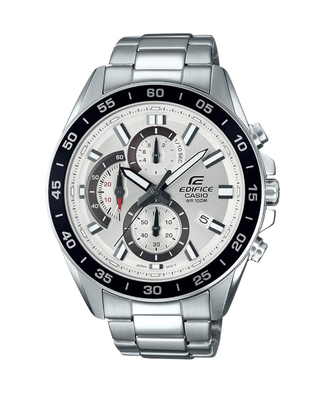 Casio Edifice Quartz Silver Men’s Watch – EFV-550D-7AVUDF