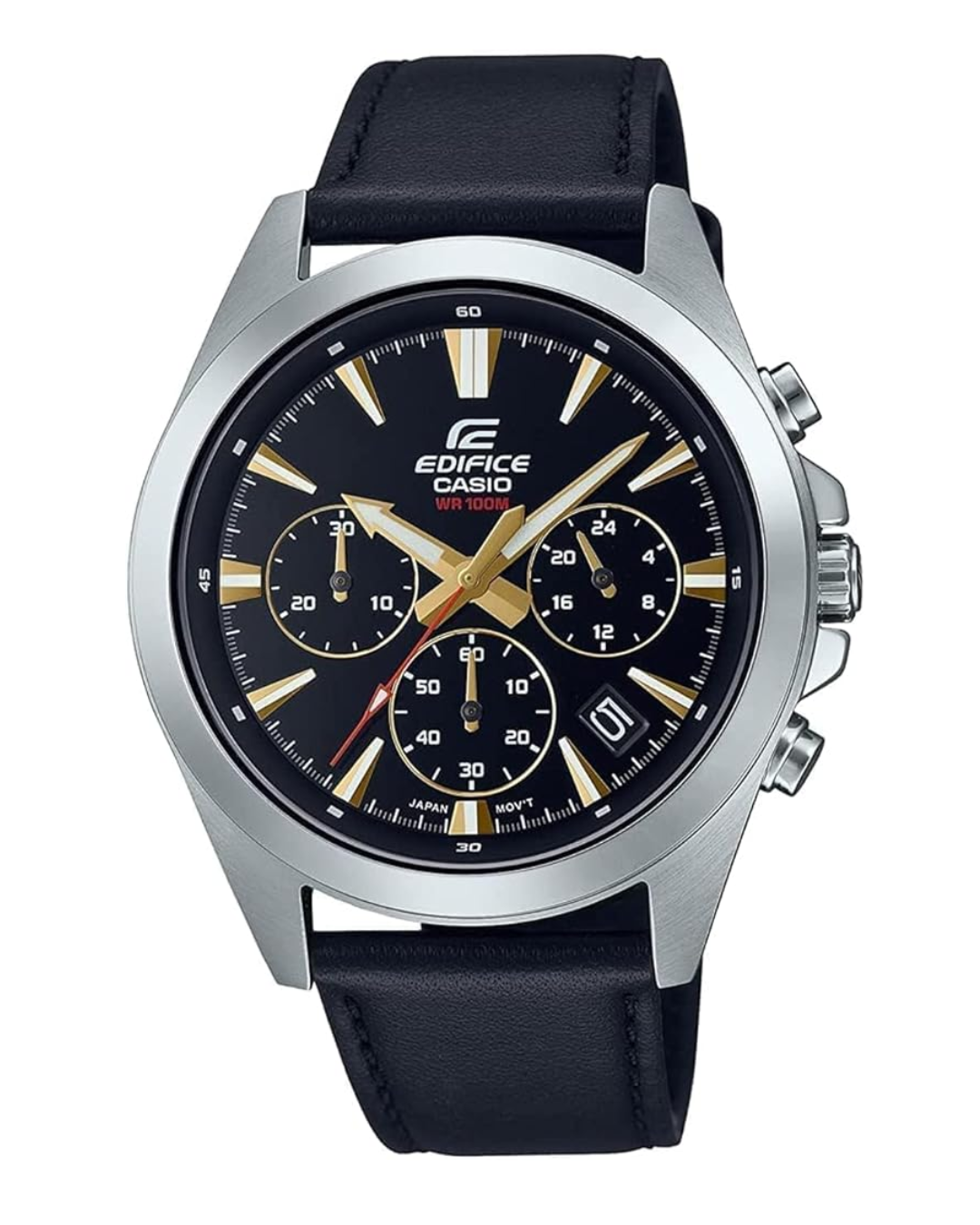Casio Edifice Men’s Watch – EFV-630L-1AVUDF, Black Dial & Black Band