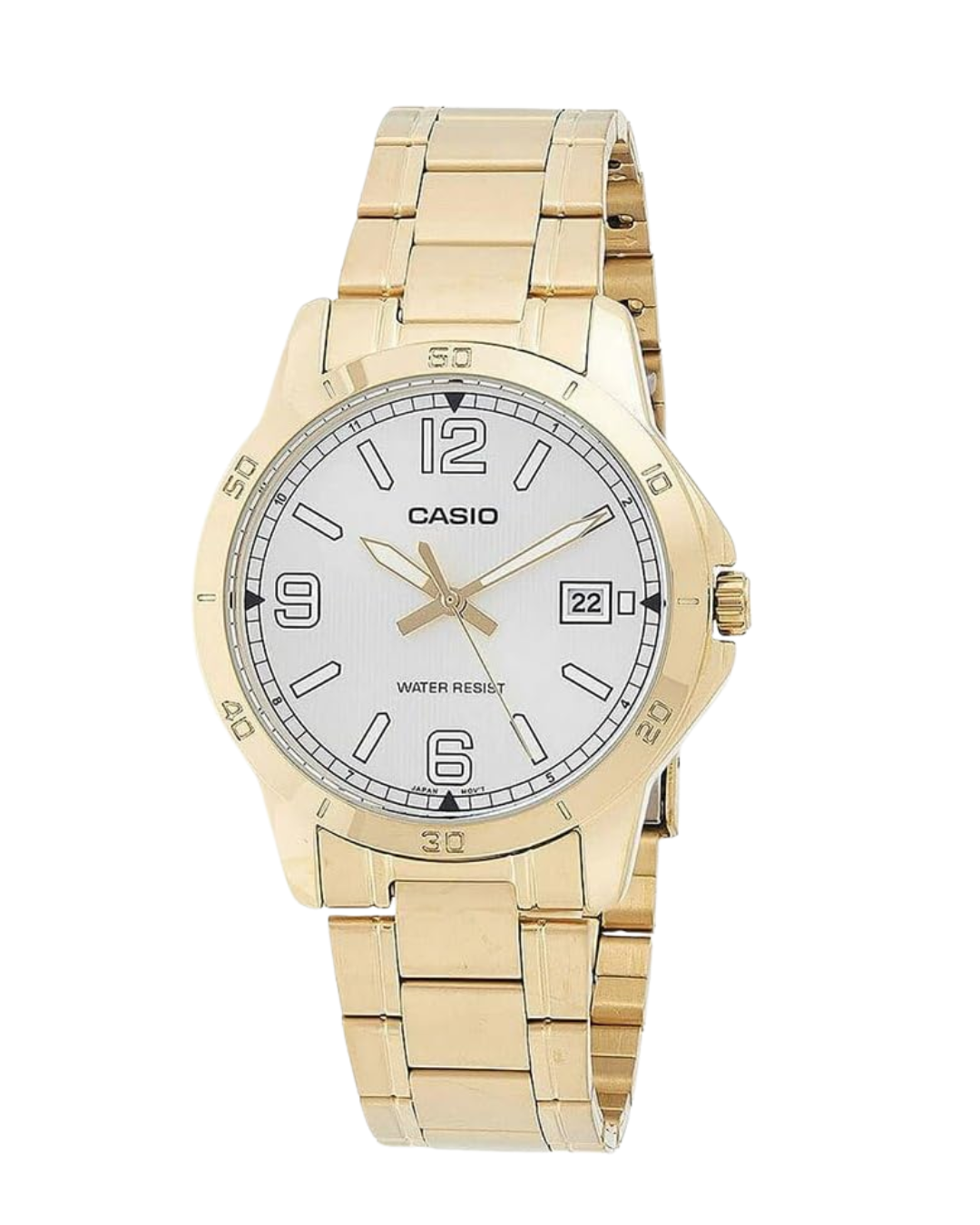 Casio Men’s Analog Watch – Classic Quartz, Stainless Steel Band, Day/Date Display
