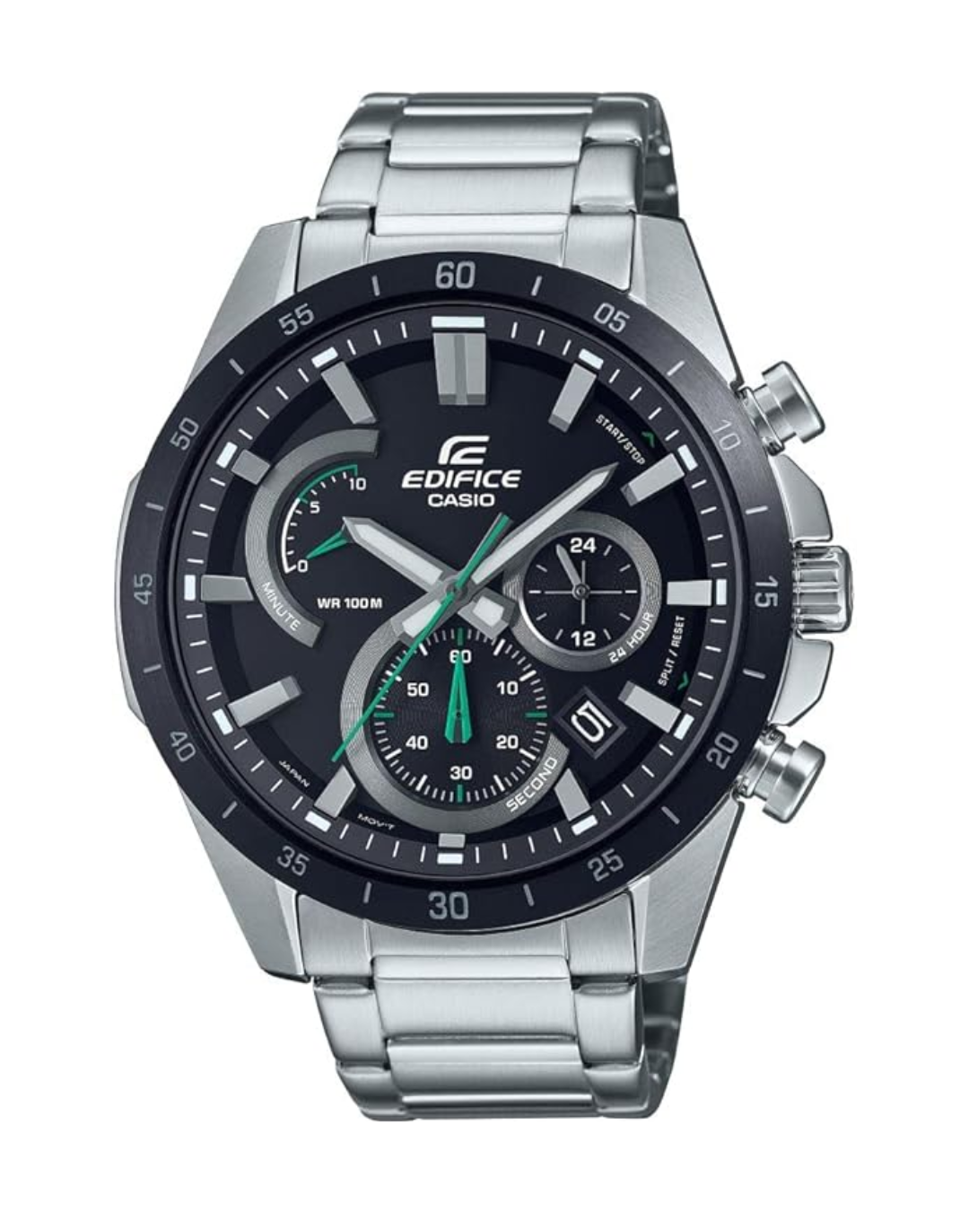 Casio Edifice Men’s Chronograph Watch – EFR-573DB-1AVUDF, Black Dial with Black Stainless Steel Band