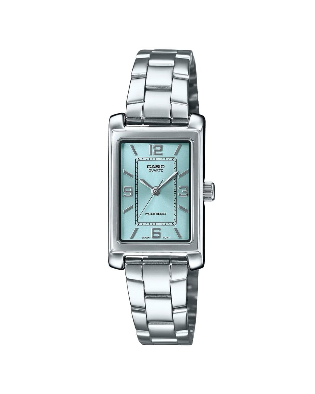 Casio General Line Women's Watch – Blue Dial, Stainless Steel Strap LTP-1234DD-2ADF