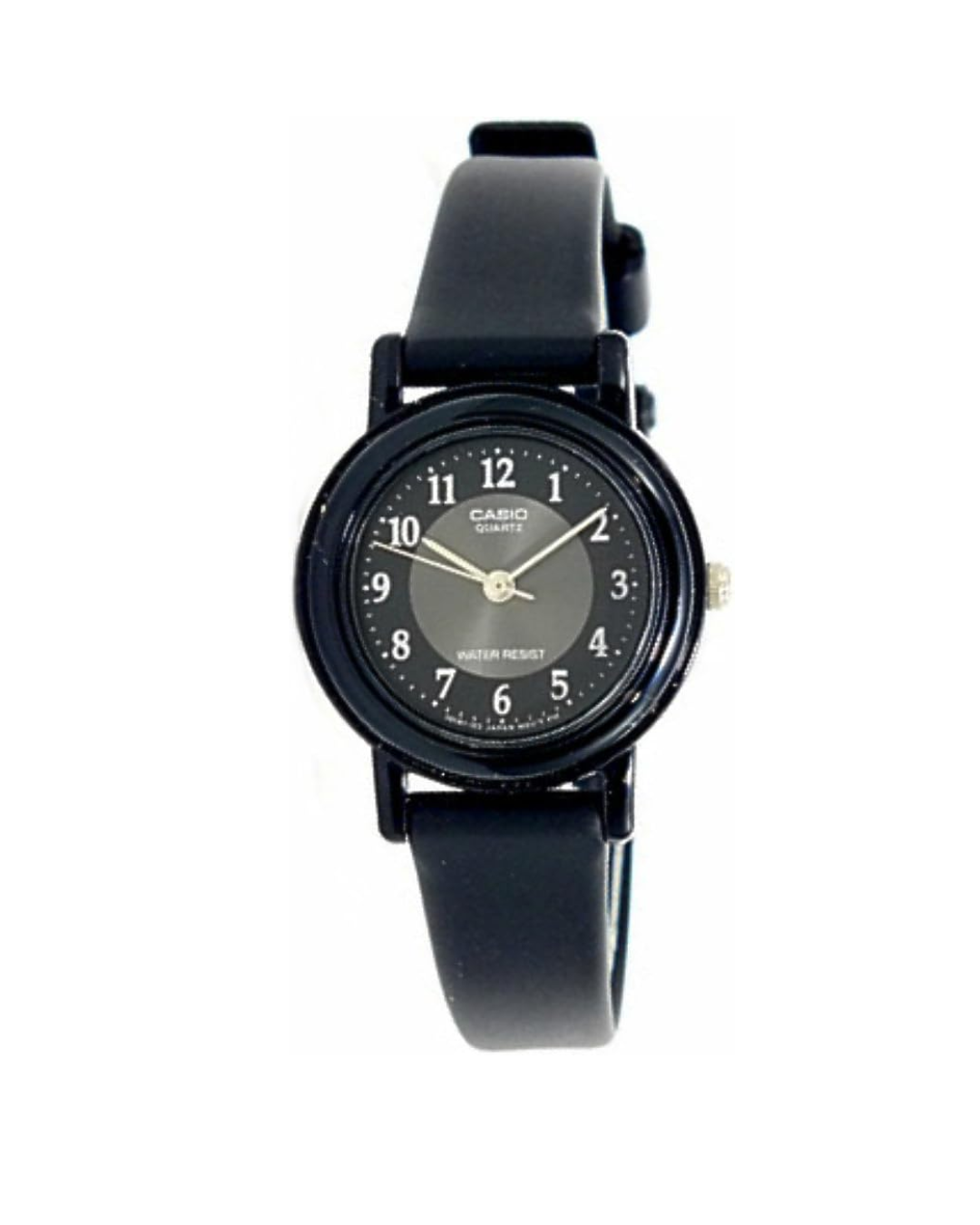 Casio Ladies Analog Watch LQ‑139AMV‑1B3LDF – Black Dial, Black Resin Band