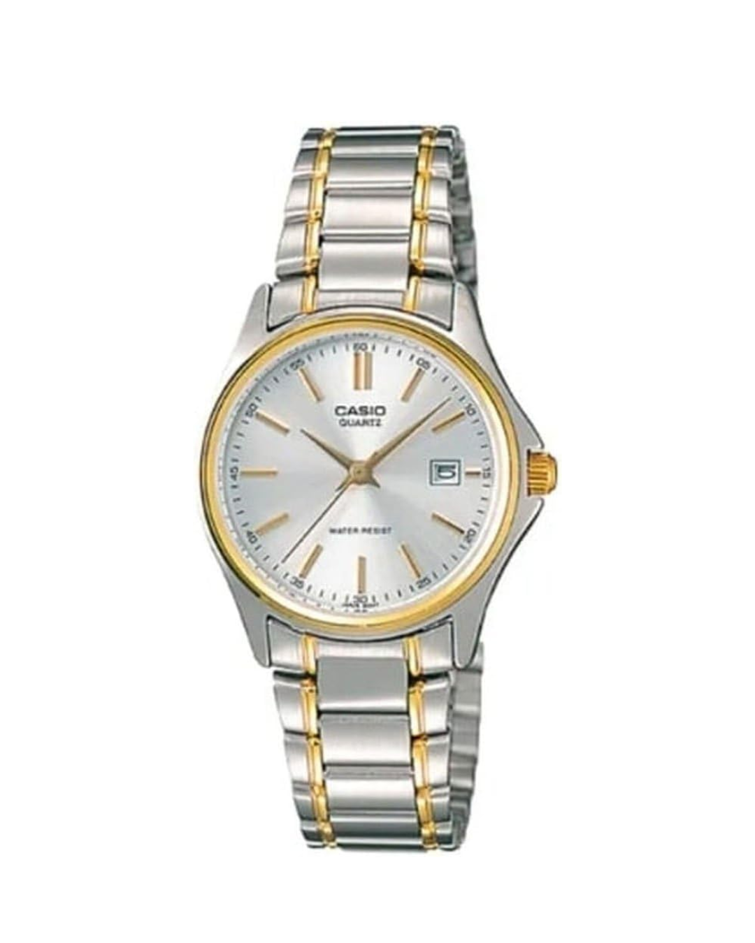 Casio Women’s Analog Watch – LTP‑1183G‑7ADF, Silver Dial with Silver Stainless Steel Band