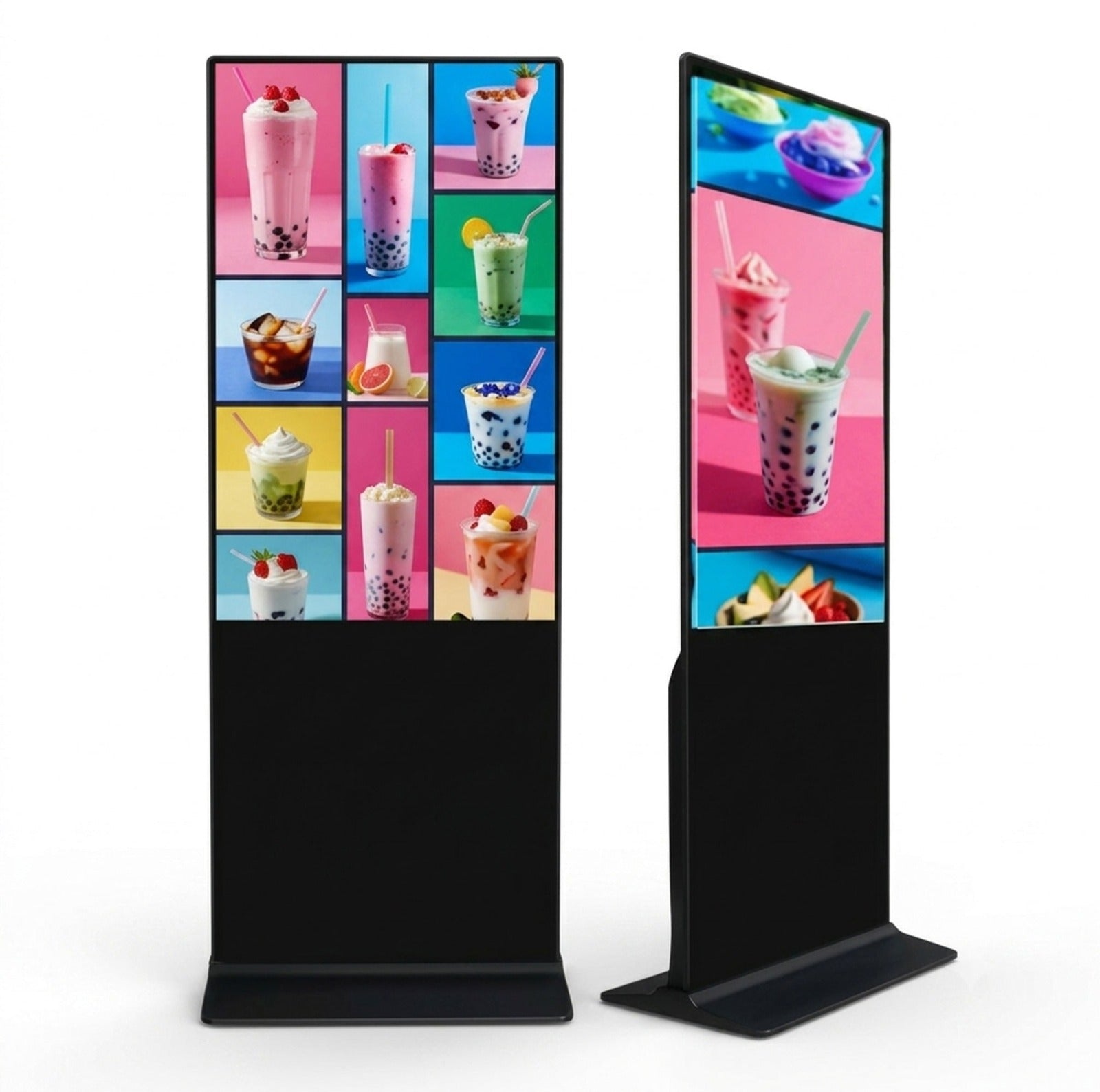 55-Inch Floor Standing Digital Signage Advertising TV | Non-Touch LCD Display | Android 11 | Indoor Commercial Display