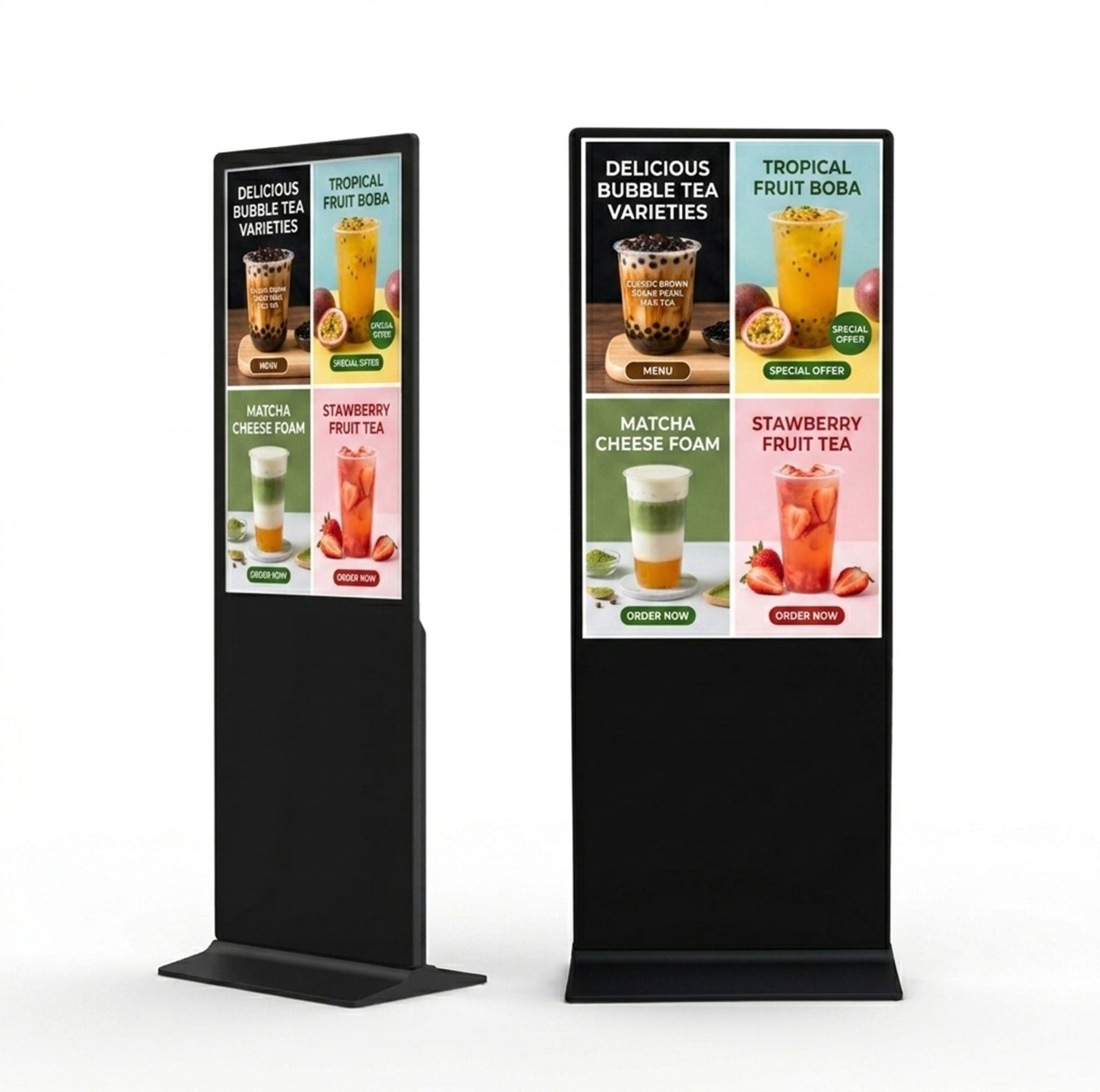 65-Inch Interactive Touch Screen Digital Signage LCD Kiosk Display